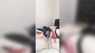 Juicy bitch blows my cock and sat on it with her butt