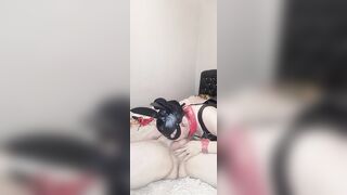Juicy bitch blows my cock and sat on it with her butt