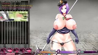 Karryn's Prison [PornPlay Anime game] Ep.8 the monster orc fell