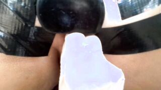 Anal dilation and inspection with orgasms