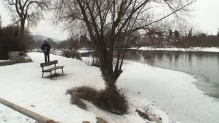 Teenie Banged inside the Snow