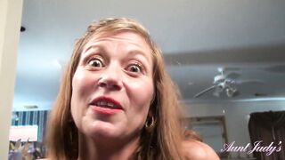 Aunt Judy's - 43yo Full Bush cougar Isabella is your New Secretary