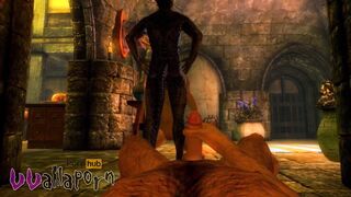 YES ARGONIAN POUNDED MY 2B SO ROUGH! Skyrim Nier automata sex mod