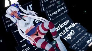 【MMD R-eighteen SEX DANCE】INTENSE SEX Erotic BOMBSHELL WHITE NAUGHTY激しいセックス[MMD R-18]