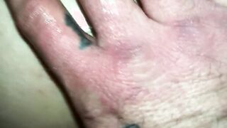 Bareback double penetration fiance with gape