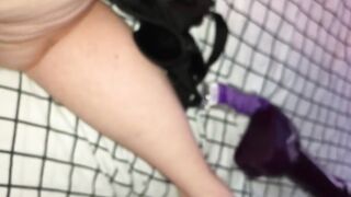 Bareback double penetration fiance with gape