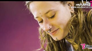 Lesbo tattoo girls having double penetration fun with toys. All Anuskatzz clips here: Z-filmz