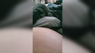 Step sister hand slip under step brother panties making him cum on her hands