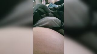 Step sister hand slip under step brother panties making him cum on her hands