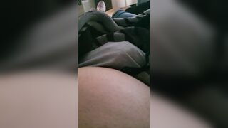 Step sister hand slip under step brother panties making him cum on her hands