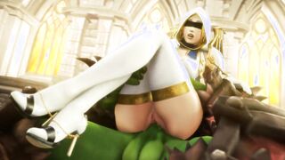 Warcraft priest Luna huge butt banged! - (noname55)