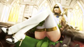 Warcraft priest Luna huge butt banged! - (noname55)
