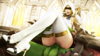 Warcraft priest Luna huge butt banged! - (noname55)