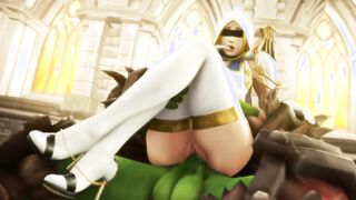 Warcraft priest Luna huge butt banged! - (noname55)