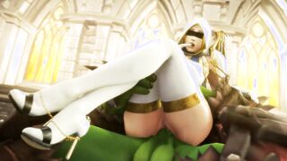Warcraft priest Luna huge butt banged! - (noname55)