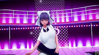 【MMD R-19 year old SEX DANCE】HOT CUNT WITH MOUTH SHOWS HER SEX DESIRE 強烈な女の子[MMD R-18]