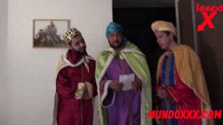 The wise guys are going to visit that cunt with mouth who