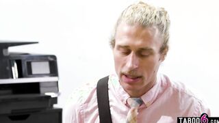 Librarian catches hispanic cougar principal Victoria Voxxx fapping to his