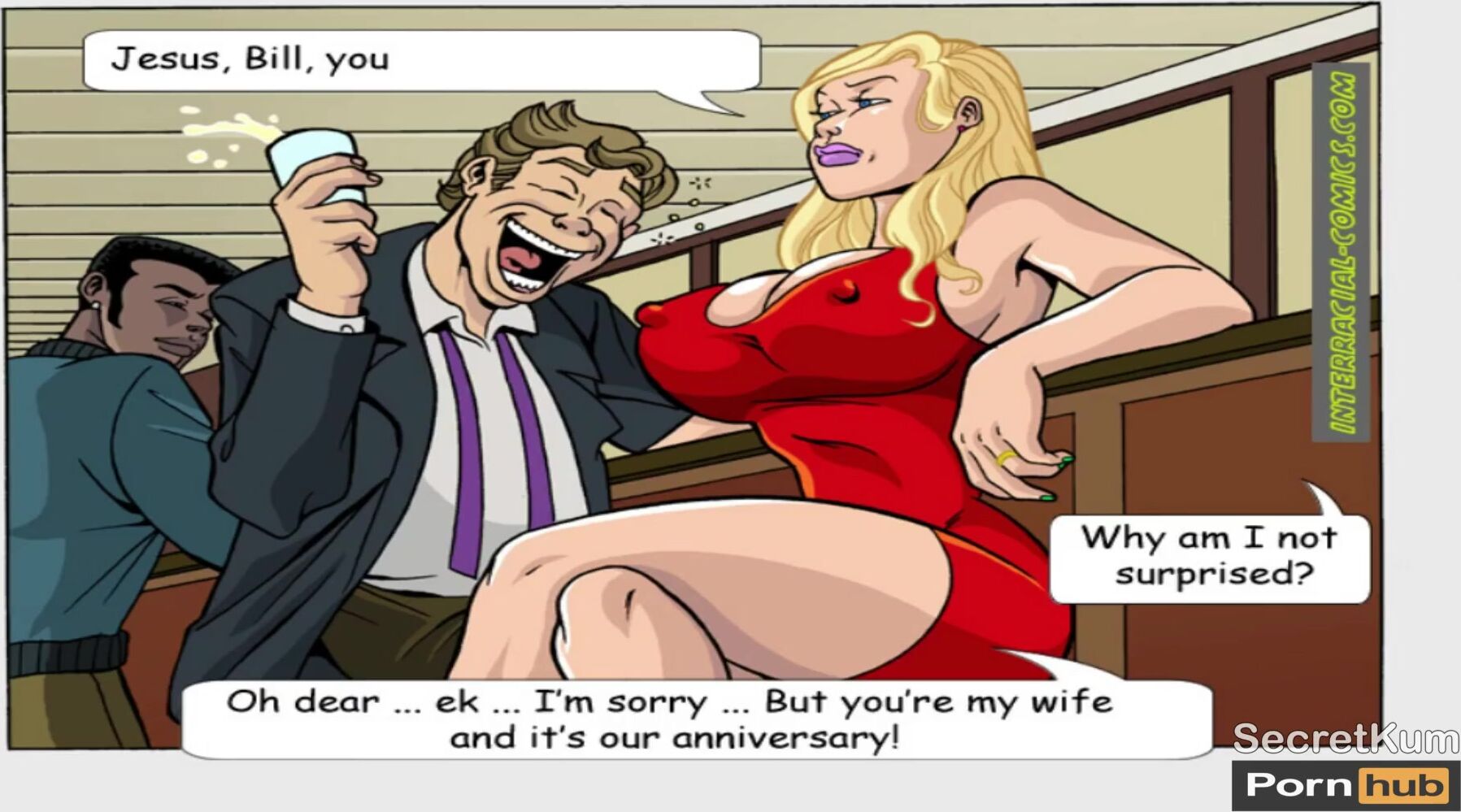 Cartoon Interracial Wives - Wives Wana Have Fun Too - MMF Interracial bbc Three-Way || Cheating Fiance