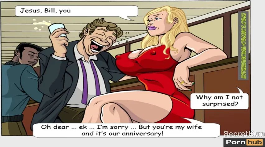 Wife Interracial Sex Cartoon - Funny Interracial Cartoon Porn | Sex Pictures Pass