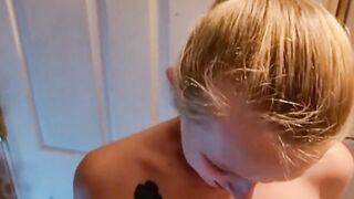 Cheating Milf Secretly Sucking Off Is Best Friend