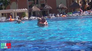 Sex inside outside swimming pool - Dreamescapades