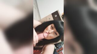 My step cougar offer me a Cutie and sloppy bj