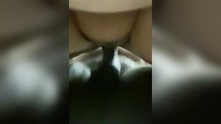 African Dad Bod cheats with best friends BBW biracial fiance on the restroom floor & impregnates her