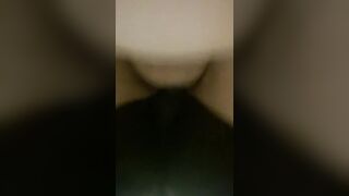 African Dad Bod cheats with best friends BBW biracial fiance on the restroom floor & impregnates her