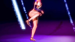 【MMD R-teenie SEX DANCE】HOT CHICK DANCE U WISHES CO激しいセックス[MMD R-18]
