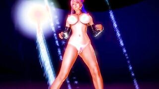 【MMD R-teenie SEX DANCE】HOT CHICK DANCE U WISHES CO激しいセックス[MMD R-18]