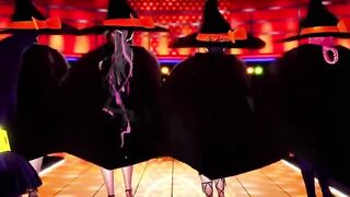 【MMD R-eighteen SEX DANCE】DANCING GIRLS LAY ON THEIR LONG NALG激しいセックス[MMD R-18]
