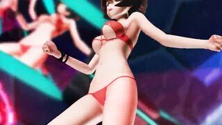 【MMD R-19 year old SEX DANCE】INTENSE SEX Sexsual SEXY WHITE NAUGHTY激しいセックス[MMD R-18]