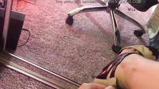 Showing Off Her Gorgeous Toes and Foot inside High Heels