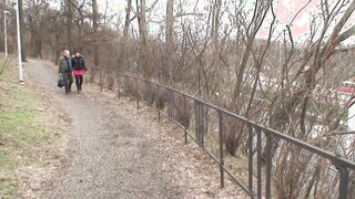 Mature Man banged Teenie Outdoors