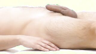 Big Boobed masseuse jerk off a penis and milked the prostate.
