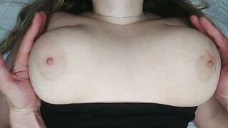 Big Boobed mom perfect titties and soak cunt
