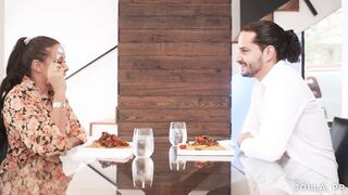 My goddess Hispanic therapist invited me to her place for