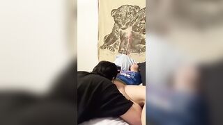 Eating my wifes gorgeous vagina