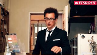 HORNYHOSTEL - Big Titted Sexy Barbara Bieber Seduced By Her Turned On Business Man Full Sex Tape