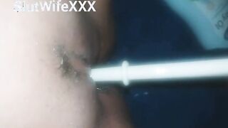 bathroom touch deep into vagina