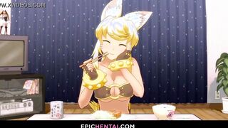 Blonde wolf cunt with mouth is by your side all day