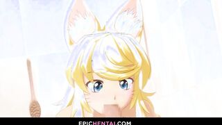Blonde wolf cunt with mouth is by your side all day