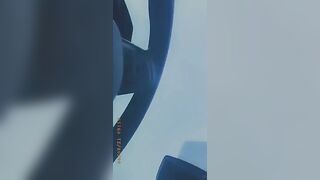 Bbw Vehicle play cuz he couldnt please me