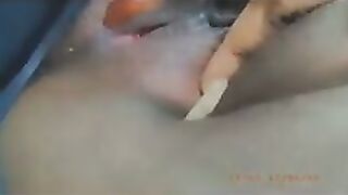 Bbw Vehicle play cuz he couldnt please me