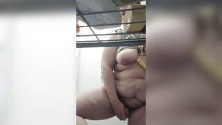 Cougar plays with her self
