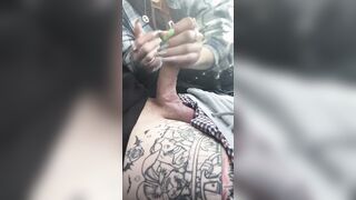 Bae Milf offer SLOPPY DEEPLY FELLATIO while driving