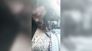 Bae Milf offer SLOPPY DEEPLY FELLATIO while driving