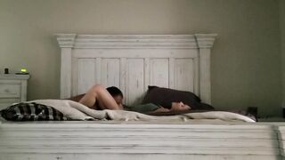Fucking my Friend's Milf in her Bed while everyone is at Work