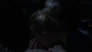 Gf suck’s friends dick before roommate wakes up